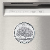 1999 Connecticut Staat Quarter Magnet (In Situ (Geschirrspüler))
