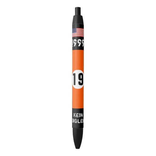 1999 RACING BLACK TINTENSTIFT KUGELSCHREIBER (Vorderseite Vertikal)