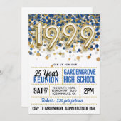 1999 Uni-Wiedersehen Einladung (Vorne/Hinten)