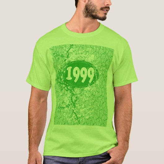 1999 - Vintager Retro-Effekt der grünen Kiste - T  T-Shirt (Vorderseite)