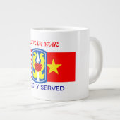 199TH HELLE INFANTERIE-BRIGADEN-VIETNAM-TASSE Jumbo-Tasse (Vorderseite Rechts)