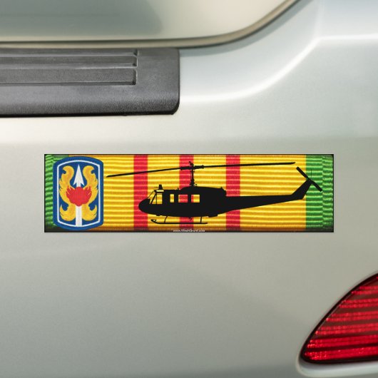 199th InfanterieBde. UH-1 Huey VSM Autoaufkleber (Auf Auto)