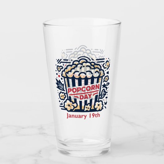 19.01. - Popcorn Day Glas (Vorderseite)