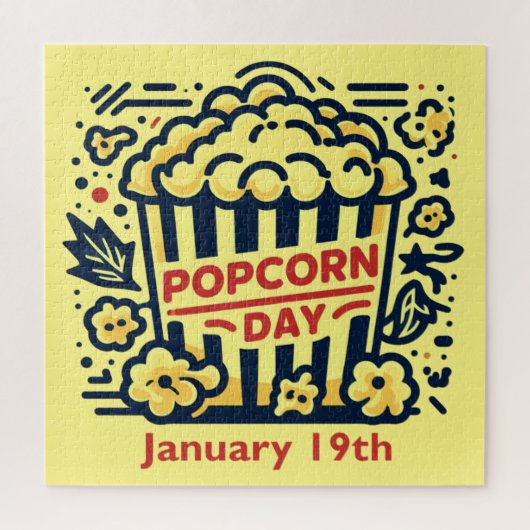 19.01. - Popcorn Day Puzzle (Vertikal)