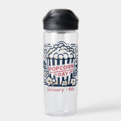 19.01. - Popcorn Day Trinkflasche (Rückseite)