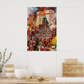 19:41-44 Jerusalem wird zerstörtes Plakat (Küche)