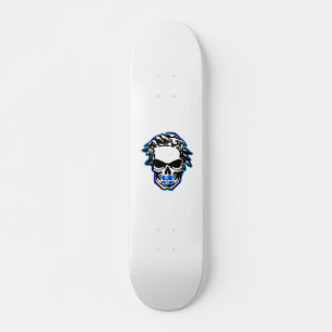 19,7 cm Skateboard-Plateau Medhi34 Skull Skateboard