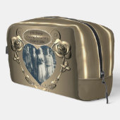 19./8. Bronze(Color)Foto Hochzeitstag Ac Waschbeutel (Rechte Ecke)