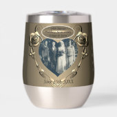 19/8. Bronze Hochzeitssaison Wasserflasche (Vorderseite)