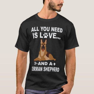 19 Alles was du brauchst ist Liebe und ein Deutsch T-Shirt