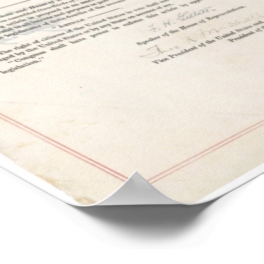 19. Änderung Poster (Ecke)