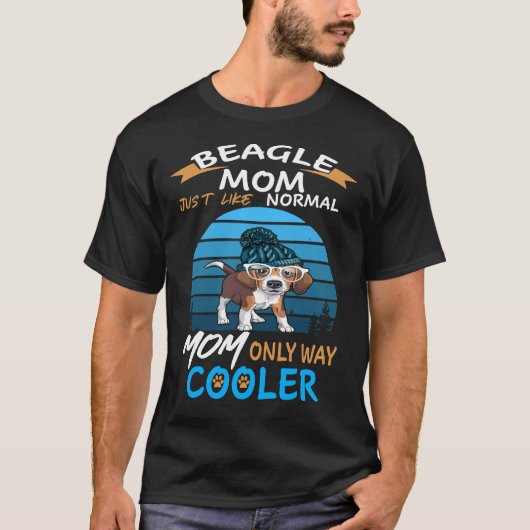 19 Beagle Mama Cooler T-Shirt (Vorderseite)