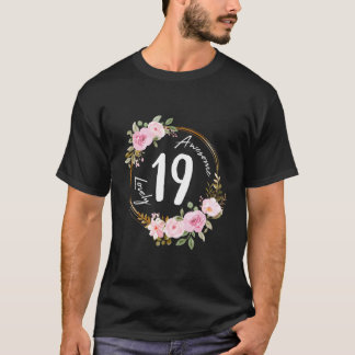 19 Blumenkranz Sommerblume T-Shirt