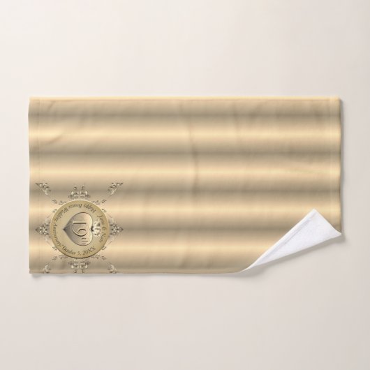 19. Bronze-Farbtuch Badhandtuch Set (Handtuch)