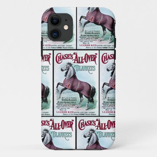 19. C. Chase Horse Blankets Case-Mate iPhone Hülle (Rückseite)