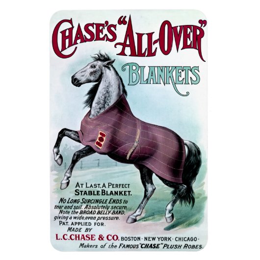 19. C. Chase Horse Blankets Magnet (Vertikal)