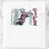 19. C. Chase Horse Blankets Rechteckiger Aufkleber (Tasche)