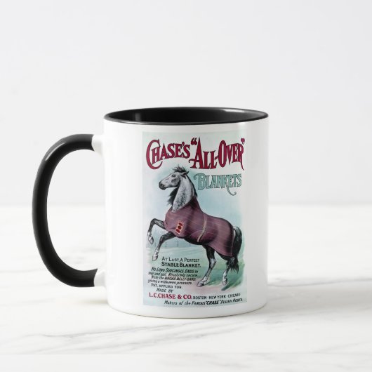 19. C. Chase Horse Blankets Tasse (Links)