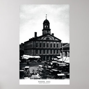19. C. Fanueil Hall, Boston Massachusetts Poster