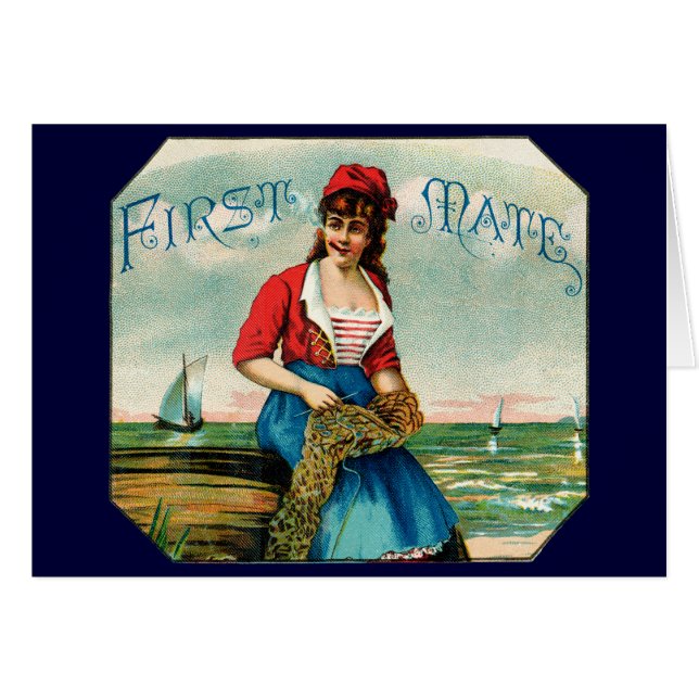 19. C. First Mate Cigars (Vorderseite (Horizontal))