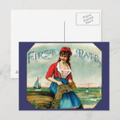 19. C. First Mate Cigars Postkarte (Vorne/Hinten)