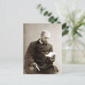 19. C. Gent las einen Brief Postkarte (Stehend Vorderseite)