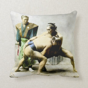 19. C. Japanische Ringkämpfer Kissen