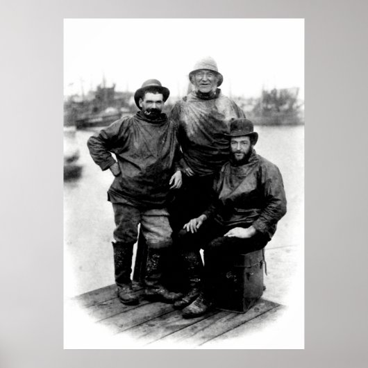 19. C. Lächelnde Fischer Poster (Vorne)