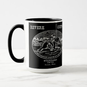 19. C. Revere Coffee of Boston, grau Tasse