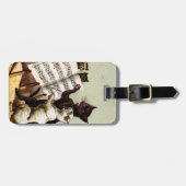 19. C. singende Katzen Gepäckanhänger (Vorderseite horizontal)