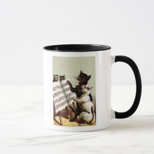 19. C. singende Katzen Tasse (Rechts)