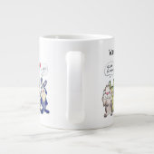 19 Cartoon Bunderful Bunny Rabbits Custom Tasse (Rückseite)