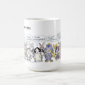 19 Cartoon Bunderful Bunny Rabbits Custom Tasse (Mittel)