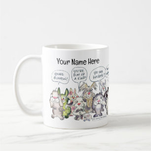 19 Cartoon Bunderful Bunny Rabbits Custom Tasse