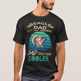 19 Dad - Beagle Dad Kühler Beagle T-Shirt