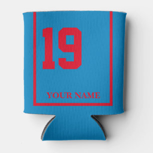 19 Denim Blue Red Horse Saddle Blanket Custom Dosenkühler