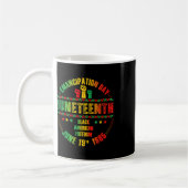 19. Emanzipationstag Schwarz Juni 1865 Kaffeetasse (Links)