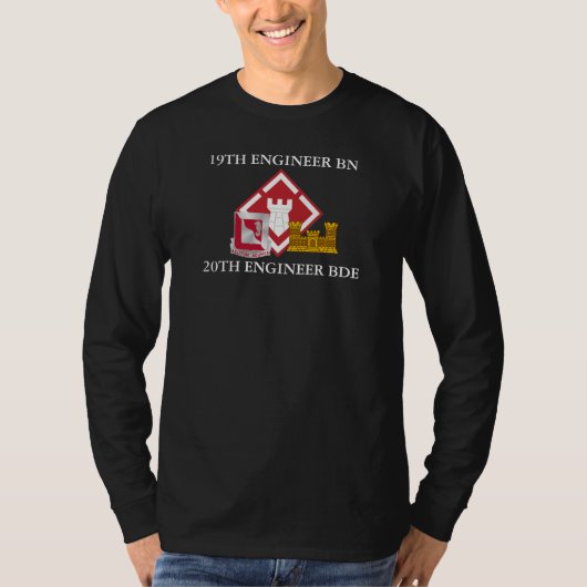 19. ENGINEER BATTALION 20. ENGINEER BRIGADE  T-Shirt (Vorderseite)