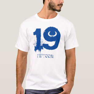 19 FÜNFZEHN Stier des Holzes T-Shirt