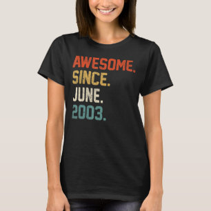 19. Geburtstag 19 Jahre Phantastisch seit Juni 200 T-Shirt