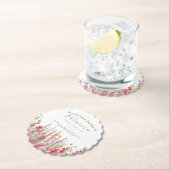 19. Geburtstag August Birth Blume Custom Untersetzer (Vor Ort)