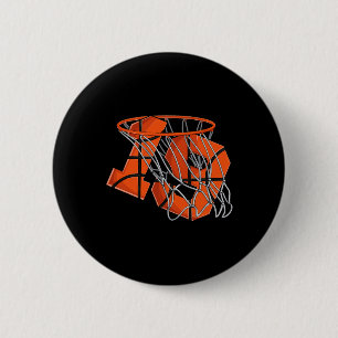 19. Geburtstag Basketball Männer Button