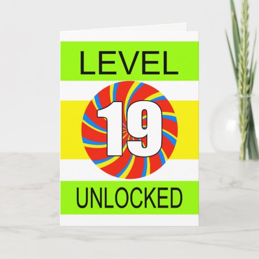 19. Geburtstag Computer Gamer Karte (Vorderseite)