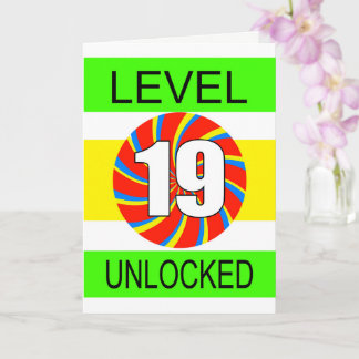 19. Geburtstag Computer Gamer Karte