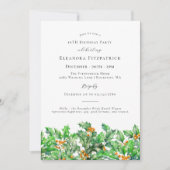 19. Geburtstag Dezember Geburtsmonat Blume Holly Einladung (Vorderseite)