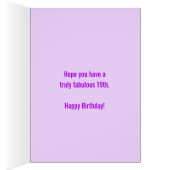 19. Geburtstag drei Fotos lila Tochter (Innen (Rechts))