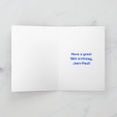 19. Geburtstag: Fun Rainbow #, Individuelle Name & Karte (Innenseite)