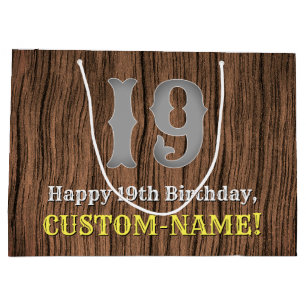 19. Geburtstag: Inspirierter Country Western Look, Große Geschenktüte