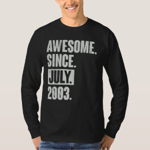 19. Geburtstag Phantastisch seit Juli 200 T-Shirt
