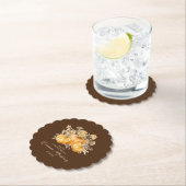 19. Geburtstag Rustic Boho Pumpkin Fall Custom Untersetzer (Vor Ort)